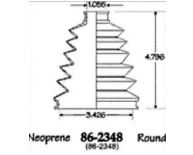 Manžete poloosy - vnější přední