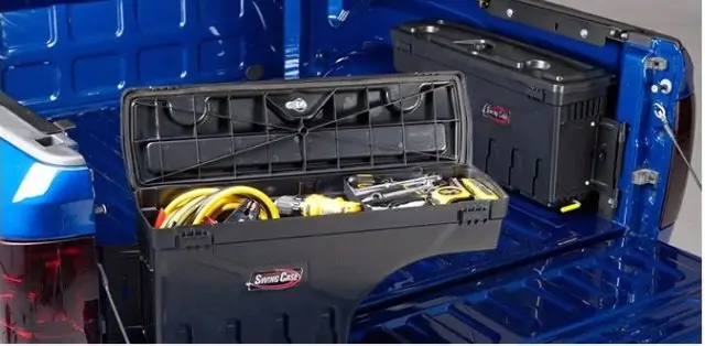 Úložný box na korbu - levý bez Ramboxů