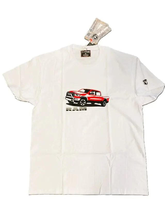 Pánské tričko  originál DODGE RAM, RAM pickup white 