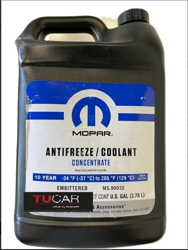 MOPAR chladící kapalina 10 years 3,78 L - koncentrát !!!