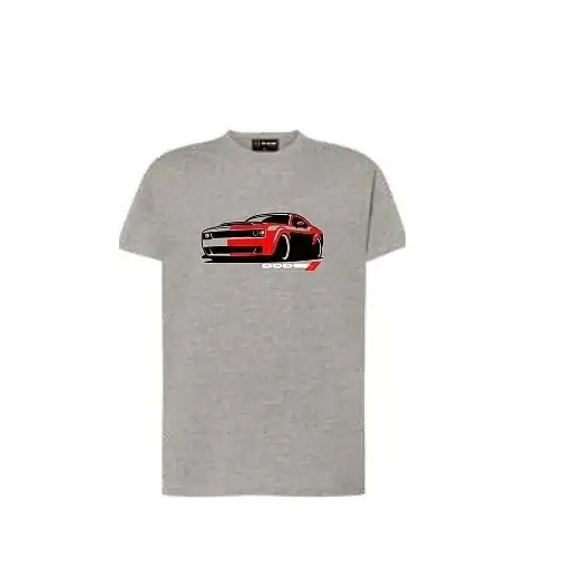 Originál tričko Dodge Challenger grey