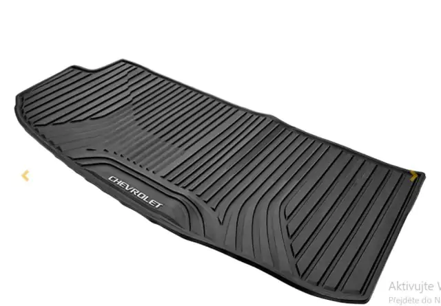 Gumový koberec zavazadlového prostoru