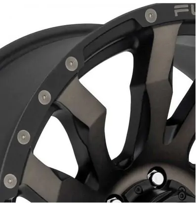 Kolo 22X10 - Alloy wheel D674 Blitz Matte Black/Double Dark Tint