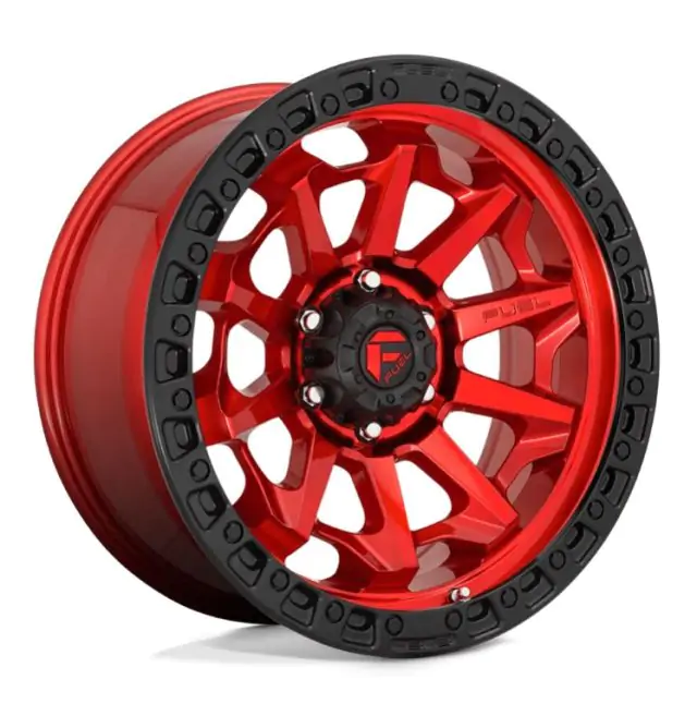 Kolo 20X9 - Alloy wheel D695 Covert Candy RED Black Bead Ring