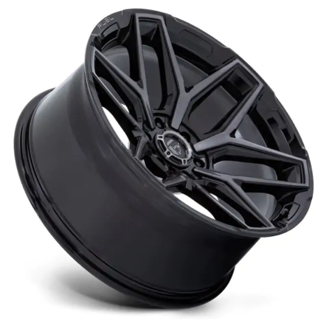 Kolo 22x10 - Alloy wheel Flux Gloss Black Brush FC Gray DDT 