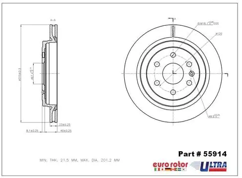 Brzdové kotouče - zadní SRX 2010
